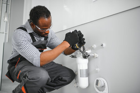 plumber change the water filter.