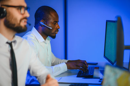 Dispatching support centers for freight transportation. Logistics and navigation of cargo delivery.