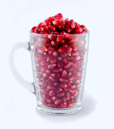 Cup pomegranate seedsの写真素材