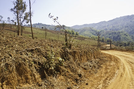 road in southwest of chinaの写真素材