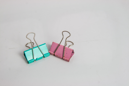 color clips in isolated backgroundの写真素材