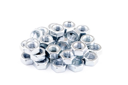 screw isolated on the white backgrounds 