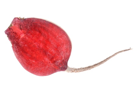 Beet purple  isolated on white background の写真素材