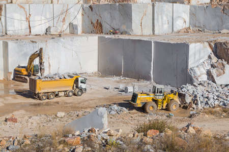 Marble quarry site