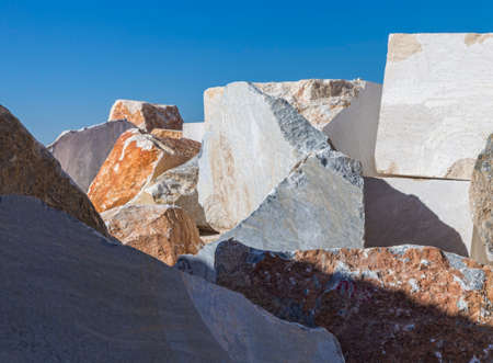 Marble blocksの写真素材