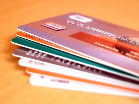 pile of credit cards