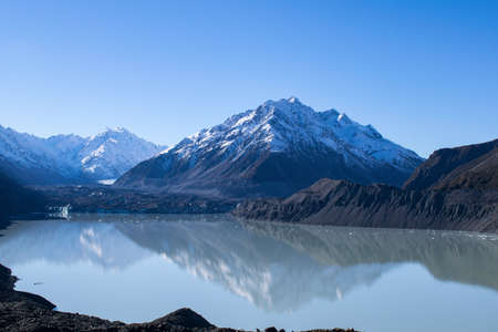 Mountainous winter landscape, New Zealand