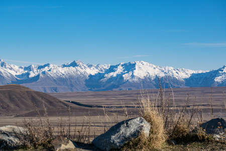 Mountainous winter landscape