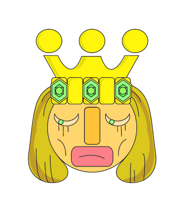 cartoon character design, king cartoonのイラスト素材