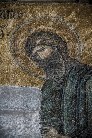 Restored religious mosaics of Hagia Sofia which was built as a church by Byzantinsのeditorial素材