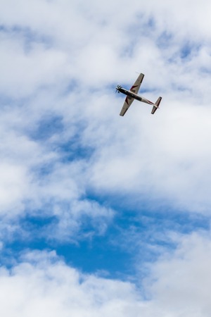 TURKEY, ESKÄ°ÅEHÄ°R - 21 SEPTEMBER 2014 - HÃ¼rkuÅ (Freebird), Turkey's first 100 percent Turkish made basic trainer aircraft flies at the Air Show on the occasion of the 103 anniversary of the Turkish Air Force.のeditorial素材