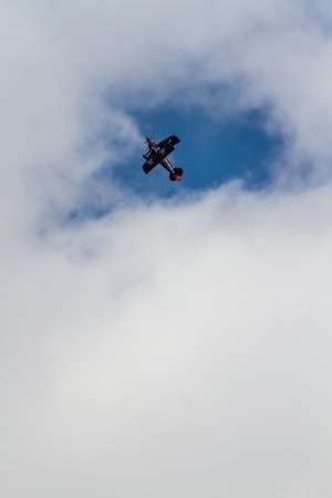 TURKEY, ESKÄ°ÅEHÄ°R - 21 SEPTEMBER 2014 - On the occasion of the 103 anniversary of the Turkish Air Force, The Solo Turk and Turkish Stars Aerobatic Teams made a breathtaking Air Showのeditorial素材