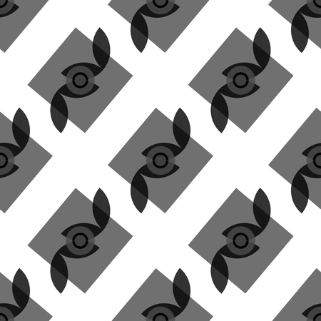 Seamless geometric black and white abstract patternの写真素材