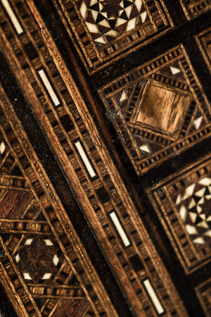Handmade chessboard as texture and backgroundのeditorial素材