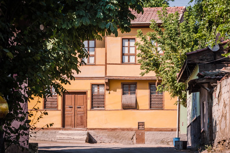 Traditional Turkish house in Odunpazari, EskiÅehirのeditorial素材