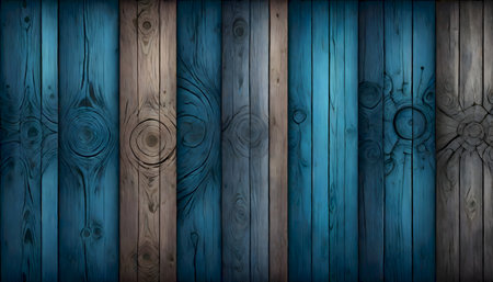 Aged wood planks texture, background, generated by AIの素材