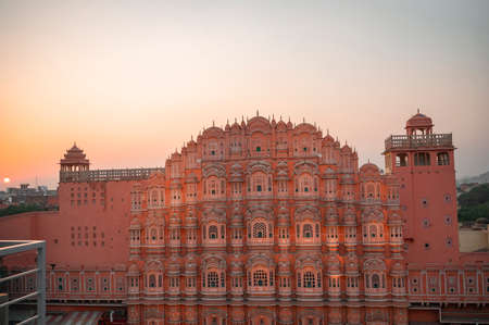 Sunset at Hawa Mahalのeditorial素材