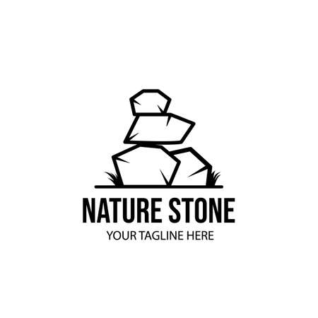 stone vector design balance,illustration stone vectorのイラスト素材