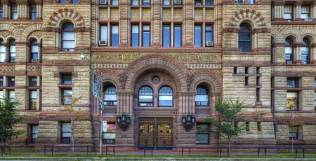 Details of Court House, Toronto, the Old City Hallのeditorial素材
