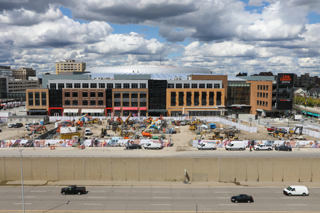 The new Little Caesars Arena in Detroitのeditorial素材