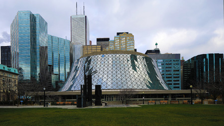 The Beautiful Roy Thompson Hall in Toronto, Canadaのeditorial素材