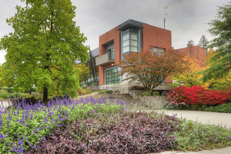 A View near Coquitlam, Canada City Hallのeditorial素材