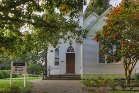 The Minoru Chapel in Richmond, British Columbiaのeditorial素材