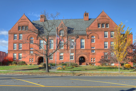 The Town Hall in Westfield, Massachusettsのeditorial素材