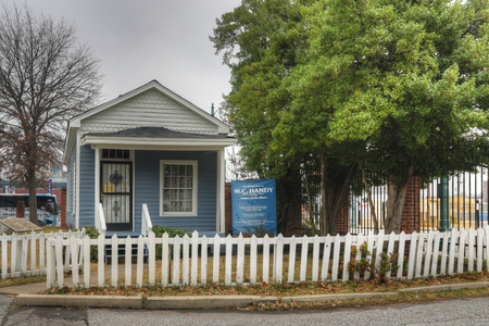 W. C. Handy House Museum in Memphis, Tennessee. A museum dedicated to W. C. Handy, known as the Father of the Blues. He lived in the building from 1909のeditorial素材