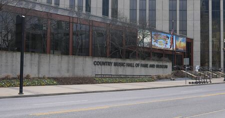 Country Music Hall of Fame and Museum, Nashville, Tennessee. The building opened on May 17, 2001のeditorial素材