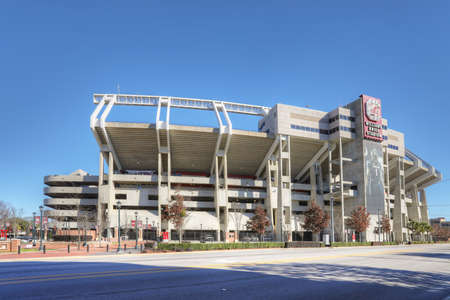 View of William Brice Stadium in Columbia, South Carolinaのeditorial素材