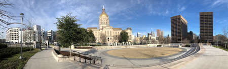 A Panorama of Georgia Capitol building in Atlantaのeditorial素材