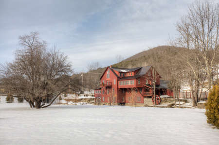 Chester Mill in Vermont, United States. It is currently a B&Bのeditorial素材