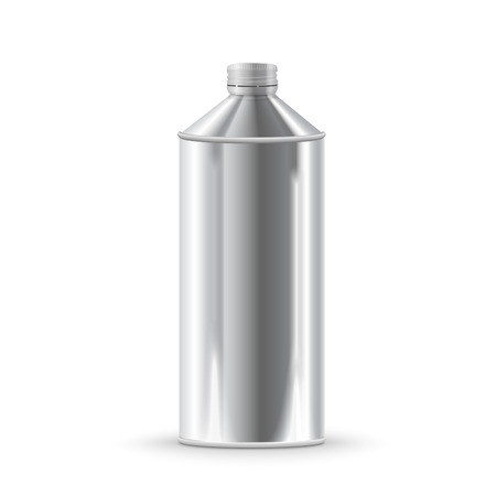 metal drink can isolated on white backgroundのイラスト素材