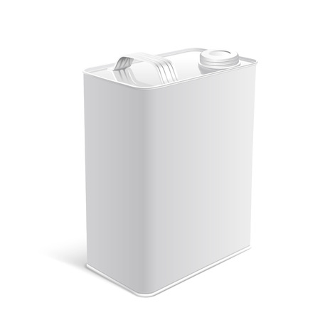 liquid container can isolated on white backgroundのイラスト素材