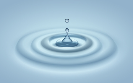 water ripples, can be used as background, 3d illustrationのイラスト素材
