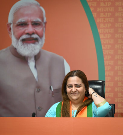 NEW DELHI, INDIA - MAY 7: Former Congress Leader Radhika Khera joins BJP in the presence of BJP...