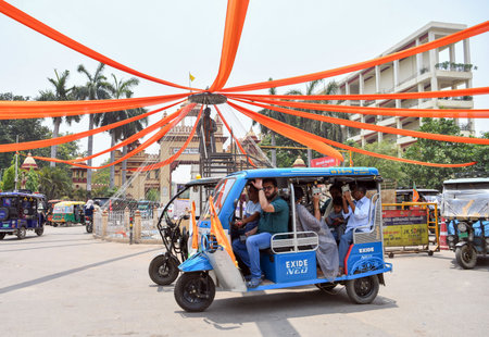 Varanasi, May 12, 2024 (ANI): Preparations are underway on the eve of Prime Minister Narendra Modi's...
