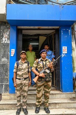 KOLKATA, INDIA - AUGUST 22: As directed by Supreme Court, Central Industrial Security Force (CISF)...