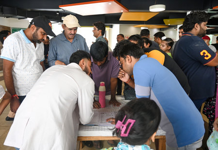 GREATER NOIDA, INDIA - SEPTEMBER 3 2024  Several residents of four towers in Supertech Eco Village 2...