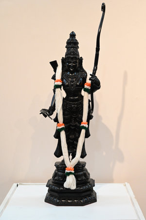 NEW DELHI, INDIA - SEPTEMBER 16: People visit and Looks Exhibition after Minister of Tourism, Culture and Development of North Eastern Region of India Gajendra Singh Shekhawat inauguration of exhibition of mementos presented to Prime Minister Narendra Modのeditorial素材