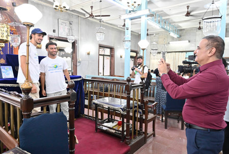 MUMBAI, INDIA - SEPTEMBER 22: \Heroes for Life\ Students volunteer from Israel participated in...