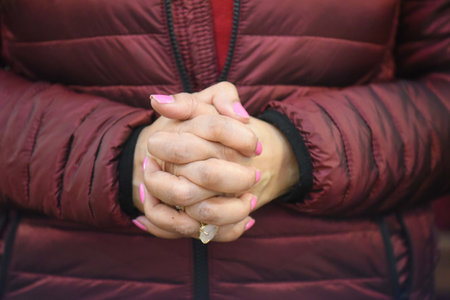 GURUGRAM, INDIA - DECEMBER 25: Christian devotees offer prayers in the Church of the Epiphany on the occasion of Christmas at civil lines near Tank Park, on December 25, 2024 in Gurugram, India. (Photo by Parveen Kumar/Hindustan Times )のeditorial素材