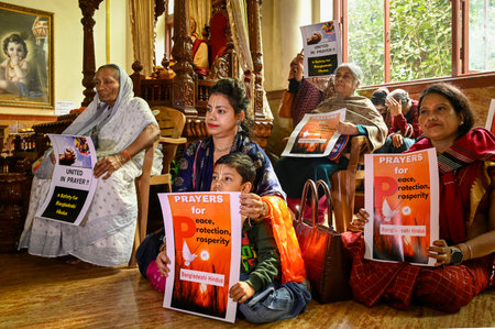 KOLKATA, INDIA - DECEMBER 31: International Society for Krishna Consciousness (ISKCON) devotees...