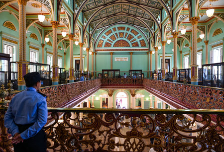 MUMBAI, INDIA - JANUARY 8: View of newly renovated Dr Bhau Daji Lad Museum after inauguration by Maharashtra Chief Minister Devendra Fadnavis on January 8, 2025 in Mumbai, India. Oldest museum of Maharashtra reopened after four years. (Photo by Raju Shindのeditorial素材