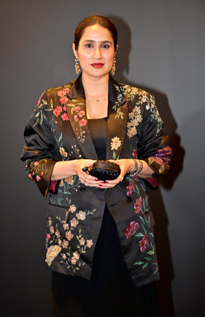 MUMBAI INDIA JANUARY 25 2025 Sagarika Ghatge while celebrating 25 years of Sabyasachi at JIO World Convention Center on January 25 2025 in Mumbai India Photo by Anshuman Poyrekar Hindustan Timesのeditorial素材