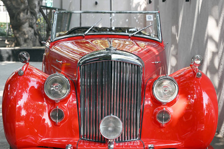 NEW DELHI INDIA FEBRUARY 11 2025 1948 Bentley Marks 6 Drophead Coupe displayed during a press...