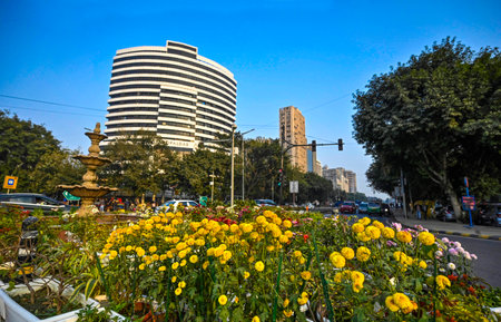 NEW DELHI, INDIA â€“ JANUARY 2: A view of Clear blue skies were seen after a drop in air...