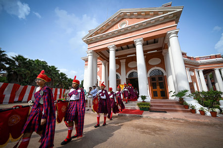 NEW DELHI, INDIA â€“ AUGUST 6: A view of the newly renovated and restored 187 year old St James...