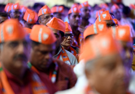 NOIDA INDIA MAY 17 2023 Organization in charge of all districts of western region including UP in...